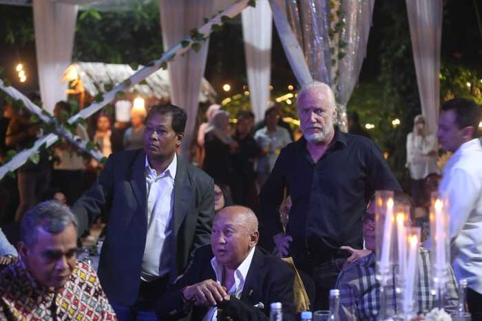 Andrew James di acara ulang tahun ke-80 Tinton Suprapto