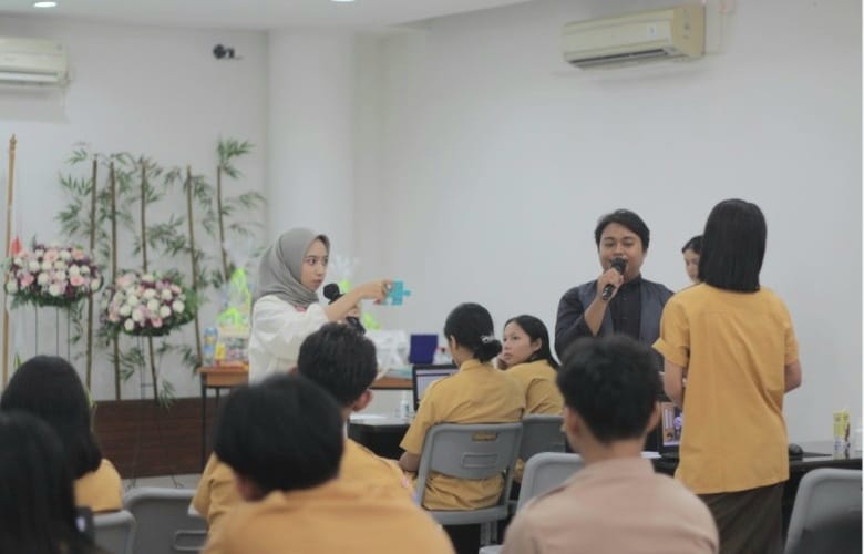 Para siswa Sekolah Olahraga Pembangunan Jaya Raya (SOPJR) saat mengikuti kegiatan Genovator 2025.