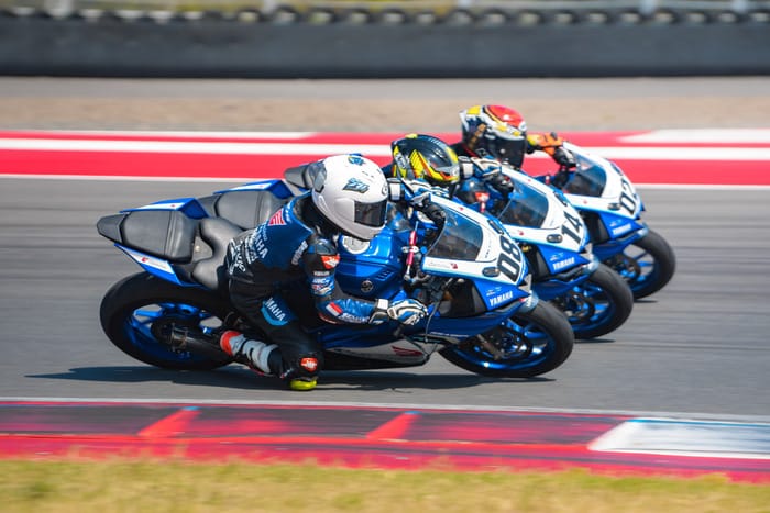 Ajang Idemitsu BLU CRU Yamaha Sunday Race 2025 di sirkuit internasional Mandalika, Lombok Nusa Tenggara Barat.