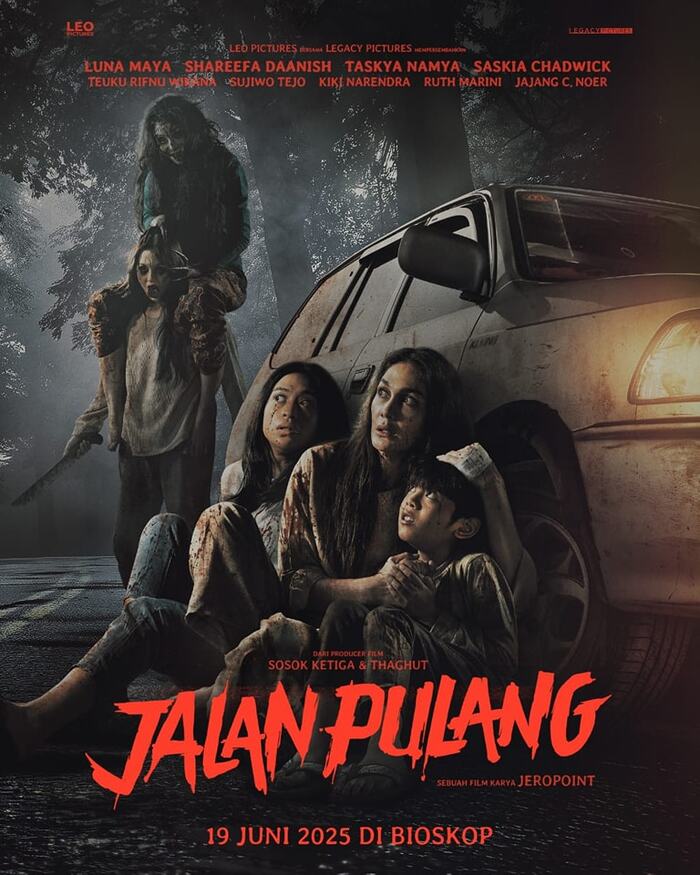 Poster film Jalan Pulang produksi Leo Pictures.