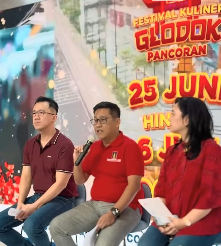 Jumpa pers pameran properti Golden June Deals dan Festival Kuliner Glodok Pancoran di Hampton Square, Gading Serpong, Kab.Tangerang, Banten, Rabu (25/6/2025). (Foto - @hamptonsquare.serpong)