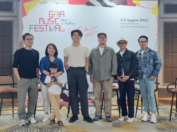 Jumpa pers Gaia Music Fest 2025.