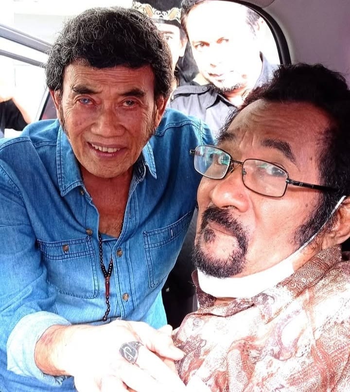 Foto kenangan Rhoma Irama bersama Hamdan ATT (Foto - @realhamdan.att)