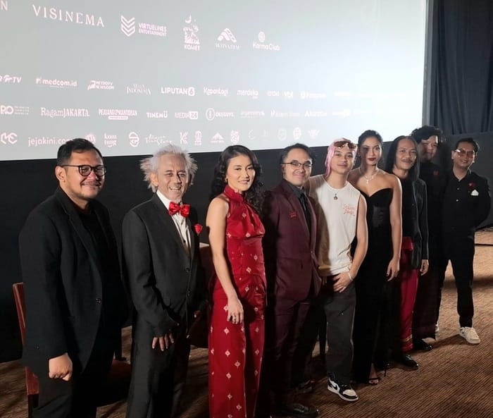 Jumpa pers film Selepas Tahlil produksi BION Studio di Epicentrum XXI, Jakarta Selatan, Minggu (6/7/2025).