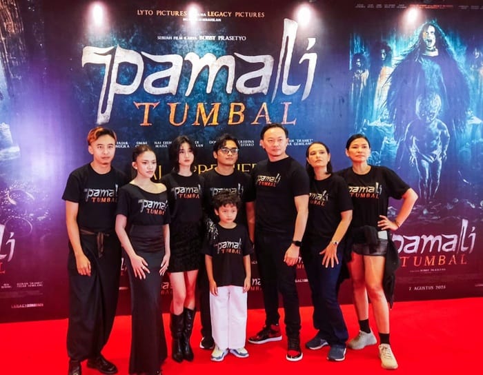 Jumpa pers Film Pamali: Tumbal produksi LYTO Pictures di XXI Epicentrum, Kuningan, Jakarta Selatan, Selasa (29/7/2025).