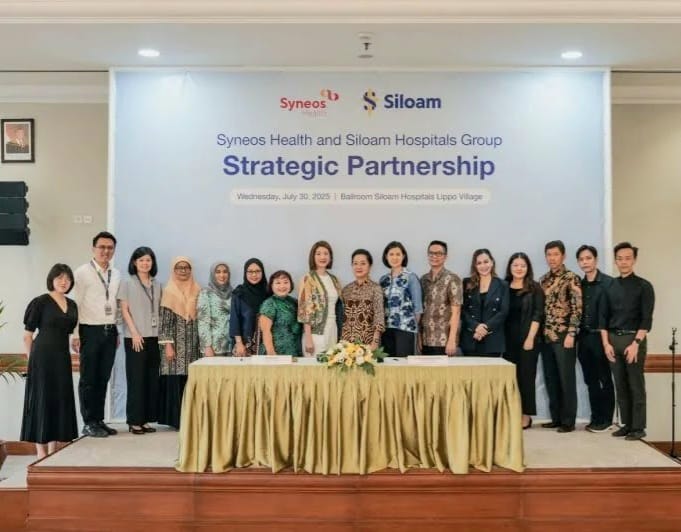 Penandatanganan MoU kerja sama Siloam Hospitals Group dan Syneos Health di Tangerang, Banten, Rabu (30/7/2025). (Foto - Siloam Hospitals)