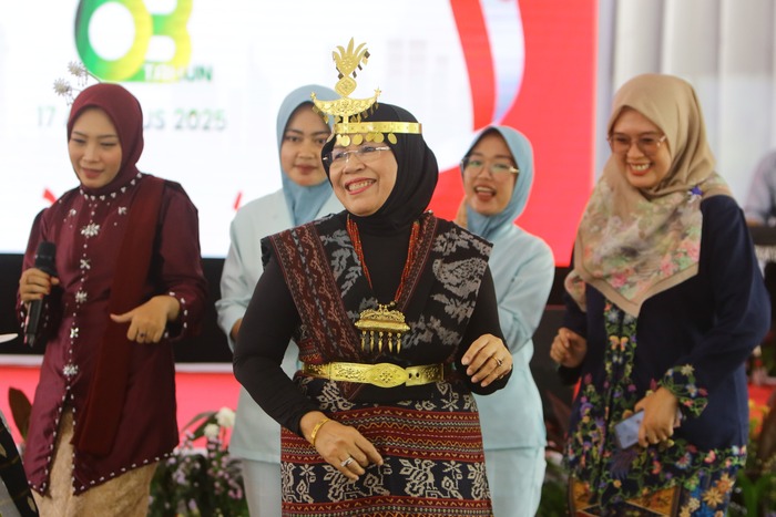 Kemeriahan acara syukuran Ulang Tahun ke-63 Yayasan Kesehatan Sumber Waras (YKSW) yang menaungi Rumah Sakit Sumber Waras di Jakarta, Minggu (17/8/2025). (Foto - Umar Widodo)