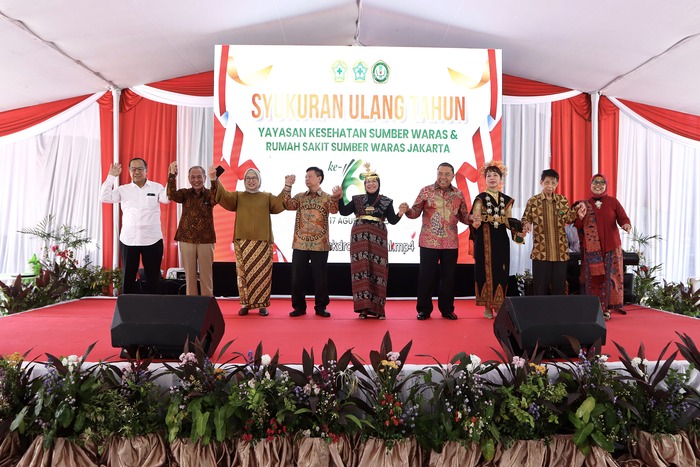 Acara syukuran Ulang Tahun ke-63 Yayasan Kesehatan Sumber Waras (YKSW) yang menaungi RS Sumber Waras di Jakarta, Minggu (17/8/2025). (Foto - Umar Widodo)