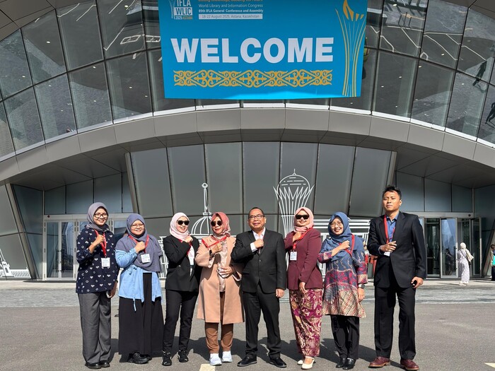 Indonesia hadir dengan 5 pemateri dari Perpusnas di Kongres Perpustakaan dan Informasi Dunia 2025 yang berlangsung di Astana, Kazakhstan dari tanggal 18 hingga 22 Agustus 2025. (Foto - Perpusnas)