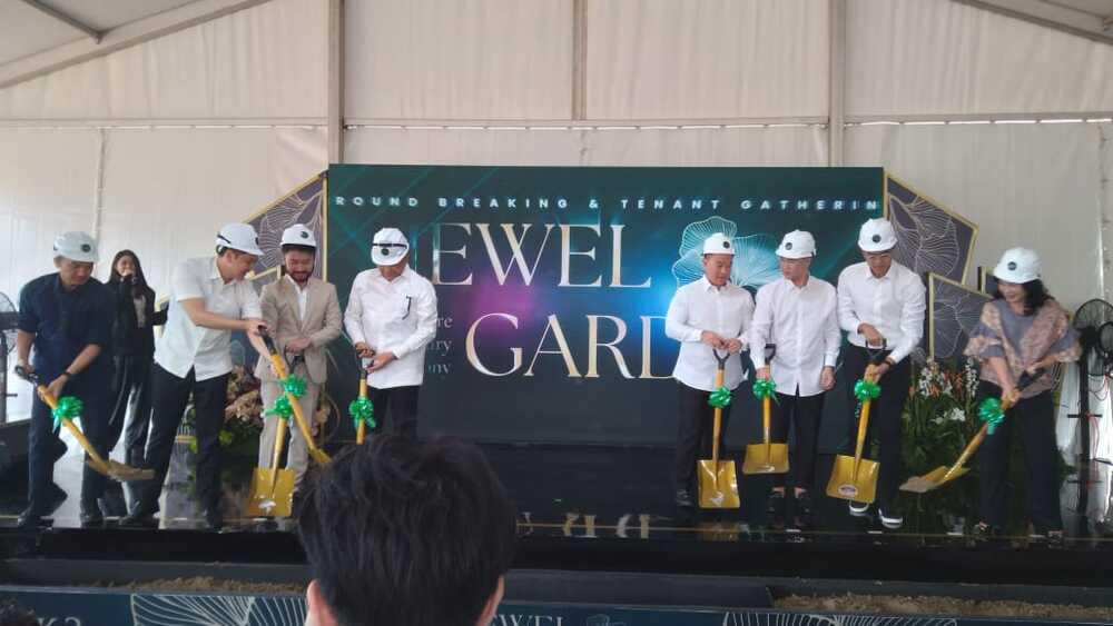 Prosesi Groundbreaking dan Tenant Gathering Jewel Garden di Pantai Indah Kapuk 2 (PIK 2), Kamis (28/8/2025).