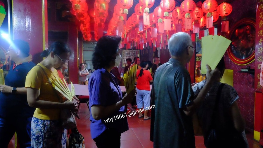 Upacara sembahyang Cioko di Vihara Dharma Sakti /Klenteng Kim Tek Le, Petak Sembilan, Glodok, Jakarta Barat, Sabtu (6/9/2025). (Foto - Herman Wijaya)