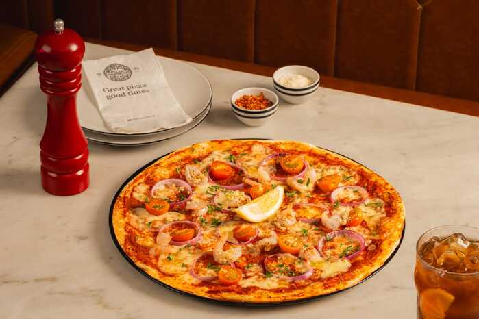 Menu Romana & Classic Pizza di gerai Pizza Marzano. (Foto - MAP Boga Adiperkasa)
