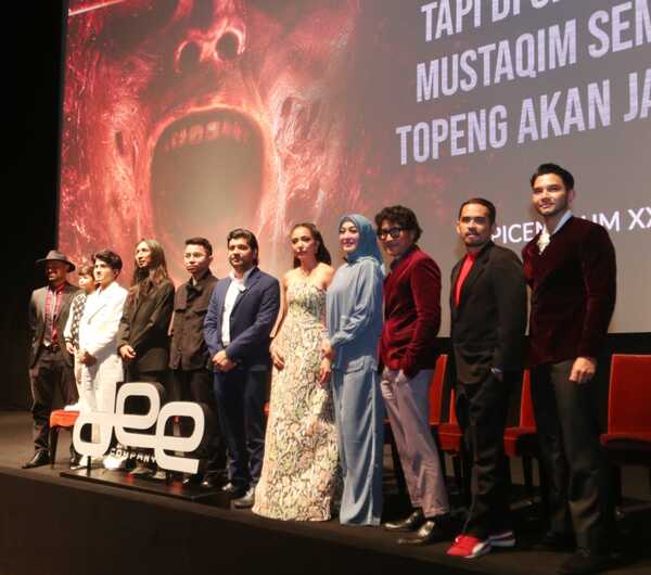 Acara press screening film Jembatan Shiratal Mustaqim di Epicentrum XXI, Kuningan, Jakarta Selatan, Rabu (1/10/2025). (Foto - Rezagrapher)