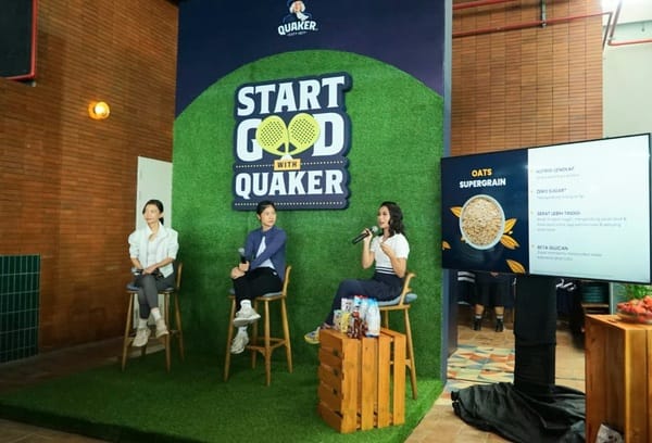 Talk show bertajuk “Start Good with Quaker” yang digelar Quaker Indonesia di Jakarta, Kamis (29/10/2025). (Foto - Istimewa)