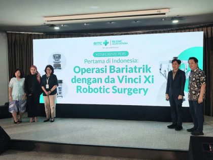 RS EMC Alam Sutera berhasil melakukan operasi bariatrik pertama di Indonesia menggunakan teknologi da Vinci Xi Robotic Surgery. (Foto - Istimewa)