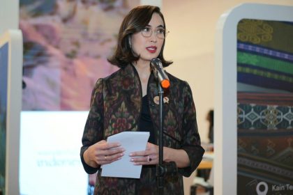 Menteri Pariwisata (Menpar) Widiyanti Putri Wardhana saat memberikan sambutan di ASEAN Travel Exchange (ATF) TRAVEX 2026 di Filipina, Rabu (28/1/2026). (Foto - Kemenpar)