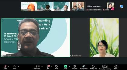 Diskusi via Zoom membahas berbagai topik tentang herbal dan jamu yang diselenggarakan Herbalped pada Senin (16/2/2026). (Foto - Dok. Herbalped)