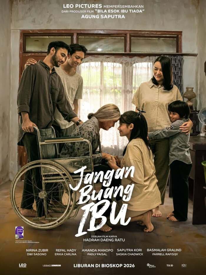 Teaser poster film Jangan Buang Ibu produksi Leo Pictures.