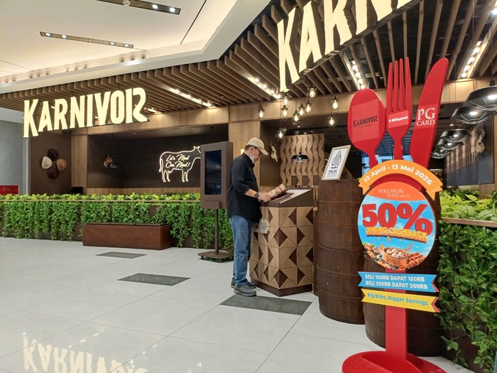 Program 50% Dining Cashback di Pakuwon Mall Bekasi. (Foto - Om Muller)
