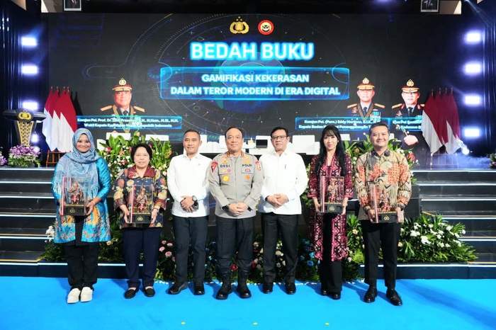 Kepala Detasemen Khusus 88 Antiteror Polri, Irjen Pol. Sentot Prasetyo, S.I.K di acara Bedah Buku “Gamifikasi Kekerasan dalam Teror Modern di Era Digital” pada Rabu (20/5/2026) di Jakarta. (Foto - Istimewa)