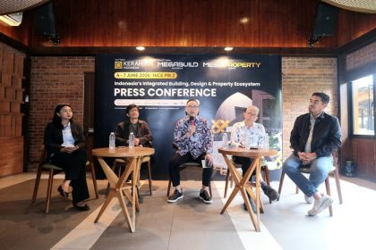 Jumpa pers Megabuild, Keramika dan Megaproperty 2026 yang akan digelar pada 4-7 Juni 2026 di NICE PIK 2, Tangerang, Banten. (Foto - Panorama Media)