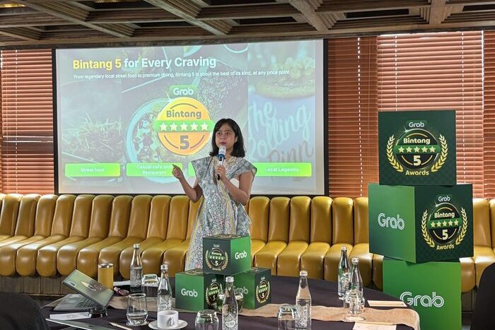 Melinda Savitri, Country Marketing and Communications Head Grab Indonesia, saat jumpa pers program Grab Bintang 5 Awards di Jakarta, Jumat (8/5/2026). (Foto - Grab Indonesia)