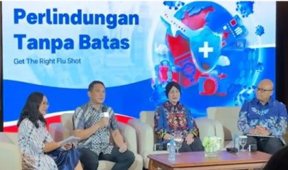 Jumpa pers peluncuran vaksin influenza trivalent dari PT Kalbe Farma Tbk (Kalbe) melalui anak usahanya, PT Kalventis Sinergi Farma (Kalventis) di Jakarta, Senin (4/5/2026). (Foto - Istimewa)