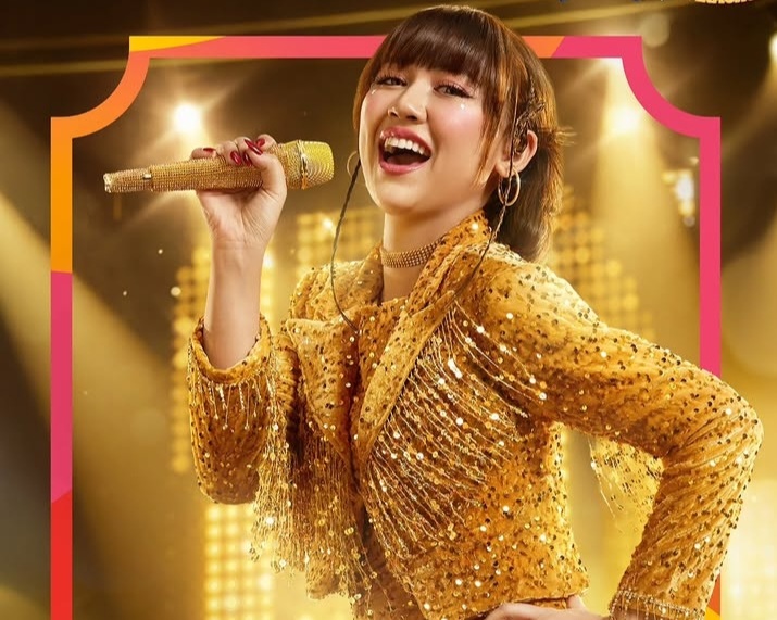 Happy Asmara dan Pikachu meluncurkan lagu Kopi Dangdut yang pernah dipopulerkan penyanyi Fahmi Shabab di MGP Space SCBD, Jakarta Selatan, Senin, (19/5/2026). (@happy_asmara77)