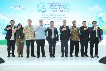 Peluncuran PERIKLINDO Electric Vehicle Show (PEVS) 2026 di Plataran Senayan, Jakarta, Kamis (21/5/2026). (Foto - @dyandrapromosindo)