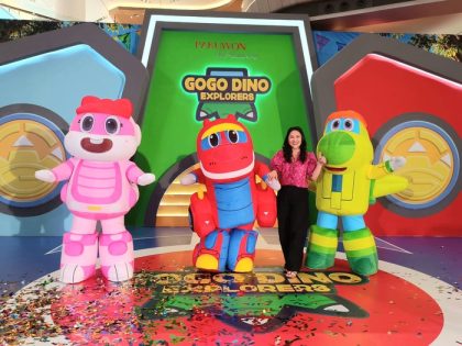 General Manager Pakuwon Mall Bekasi, Lionita Yonathan, saat Opening Ceremony dimulainya petualangan Go Go Dino Explorers, Kamis (18/6/2026). (Foto - Muller)