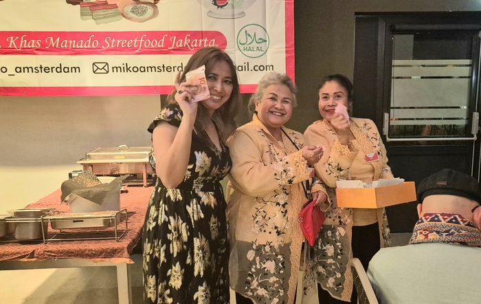 Ellyanie Van Den Noort bersama diaspora di acara amal Benefieta Vond voor Sumatra di Belanda belum lama ini. (Foto - Istimewa)