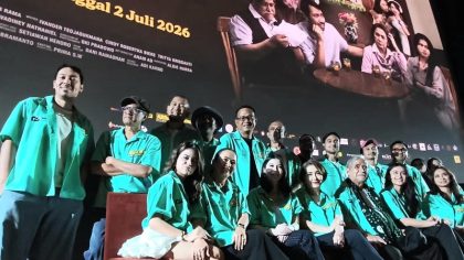 Jumpa pers Gala Premiere Film CLBK (Cinta Lama Babak Kedua) di XX Epicentrum Kuningan, Jakarta Selatan, Jumat (26/6/2026). (FEP)