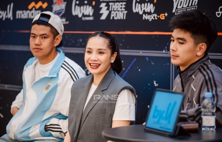 Nagita Slavina saat jumpa pers
Youth Sport Series Basketball di kawasan Petogogan, Kebayoran Baru, Jakarta Selatan, Kamis (16/7/2026). (Foto - RANS Entertainment)