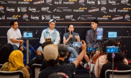 Nagita Slavina saat jumpa pers Youth Sport Series Basketball di kawasan Petogogan, Kebayoran Baru, Jakarta Selatan, Kamis (16/7/2026). (Foto - RANS Entertainment)