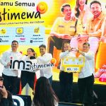 Peluncuran IM3 Istimewa sebagai apresiasi pelanggan prabayar di kawasan Gelora Bung Karno (GBK) Senayan, Jakarta, Jumat (14/8/2026). (Foto - MZ)