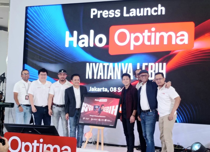 Telkomsel meluncurkan layanan pascabayar Halo Optima dan menggandeng penyanyi Ariel sebagai brand ambassador, Selasa (8/9/2026) di Jakarta. (Foto - M. Nur Ichsan Arief)