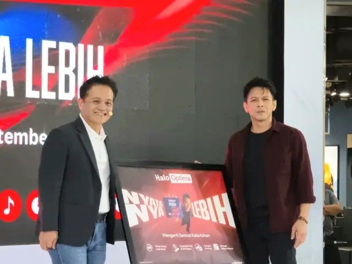 Telkomsel meluncurkan layanan pascabayar Halo Optima dan menggandeng penyanyi Ariel sebagai brand ambassador, Selasa (8/9/2026) di Jakarta. (Foto - M. Nur Ichsan Arief)