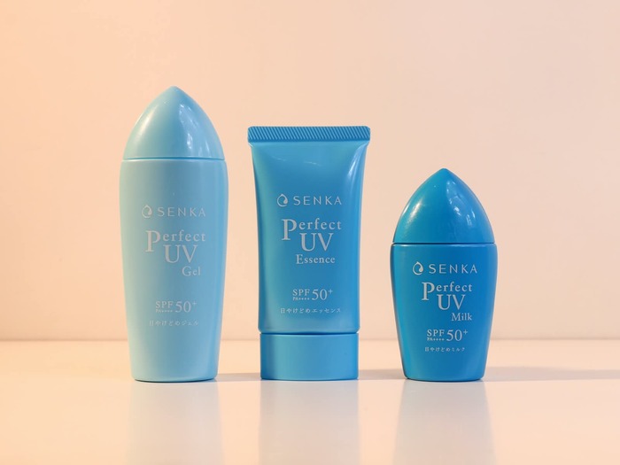 SENKA menghadirkan kategori sun care pertamanya di Indonesia melalui SENKA Perfect UV dengan perlindungan tinggi SPF 50+ PA++++. (Foto - SENKA)