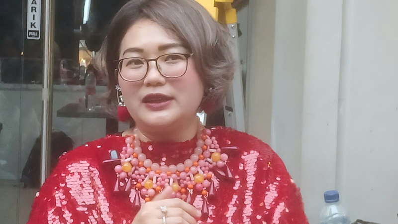 A Mother of Baiq, pemilik BAIQMARKET, saat gerai BAIQMARKET di Old Shanghai, Sedayu City, Kelapa Gading, Jakarta Utara, Sabtu (10/10/2026). (Foto - Istimewa)
