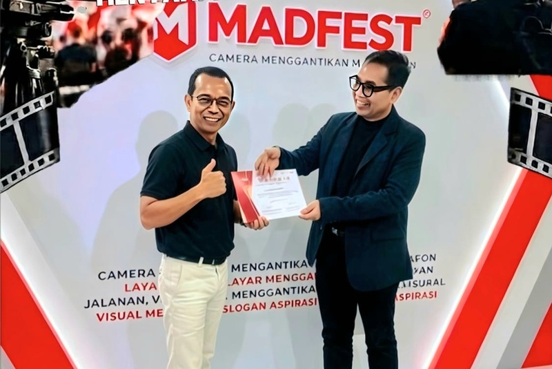 Kegiatan 'Workshop Short Movie Aksi Massa Menyampaikan Aspirasi’ di Studio Citra Film School, Gedung Pusat Perfilman H Usmar Ismail, Jakarta. (Foto: KD)