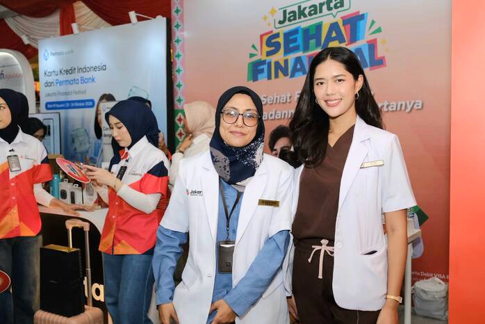 Bank Jakarta dan None Jakarta 2026 menekankan pentingnya sehat finansial-fisik di gelaran Jakarta Financial Festival 2026 di Blok M Square, Jakarta Selatan, pada 23–24 Oktober 2026. (Foto: Bank Jakarta)