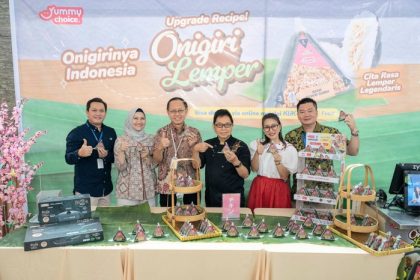 Peluncuran Onigiri Lemper Ayam Suwir Gurih dari Yummy Choice Indomaret di Jakarta, Kamis (29/10/2026). (Foto: Indomaret)