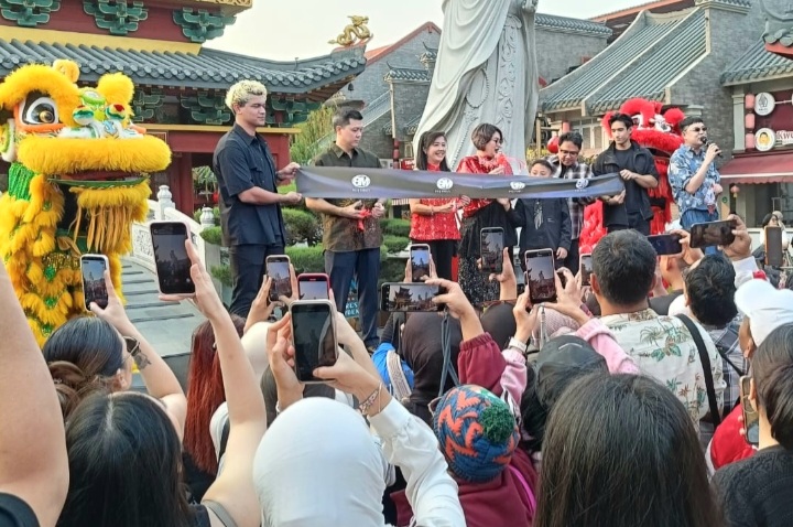 saat Pembukaan gerai  BAIQMARKET di Old Shanghai, Sedayu City, Kelapa Gading, Jakarta Utara, Sabtu (10/10/2026). (Foto - Istimewa) 