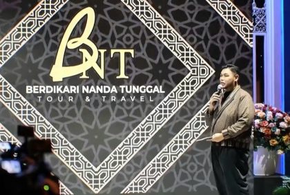 Ivan Gunawan saat memperkenalkan konsep dan wajah baru BNT Tour & Travel sebagai penyedia Premium Umrah Experience di Jakarta, belum lama ini. (Foto - @ivan_gunawan)